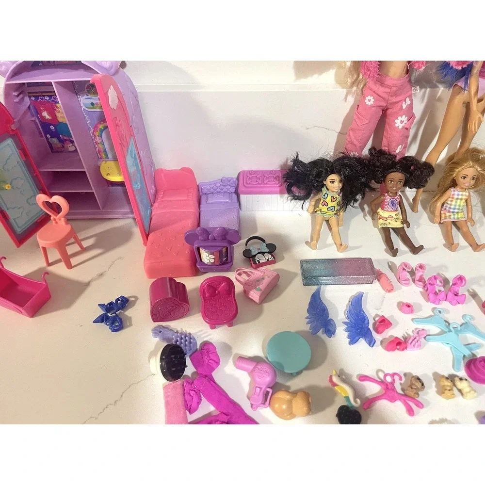Lot Of‎ Barbie Dolls And Accessories